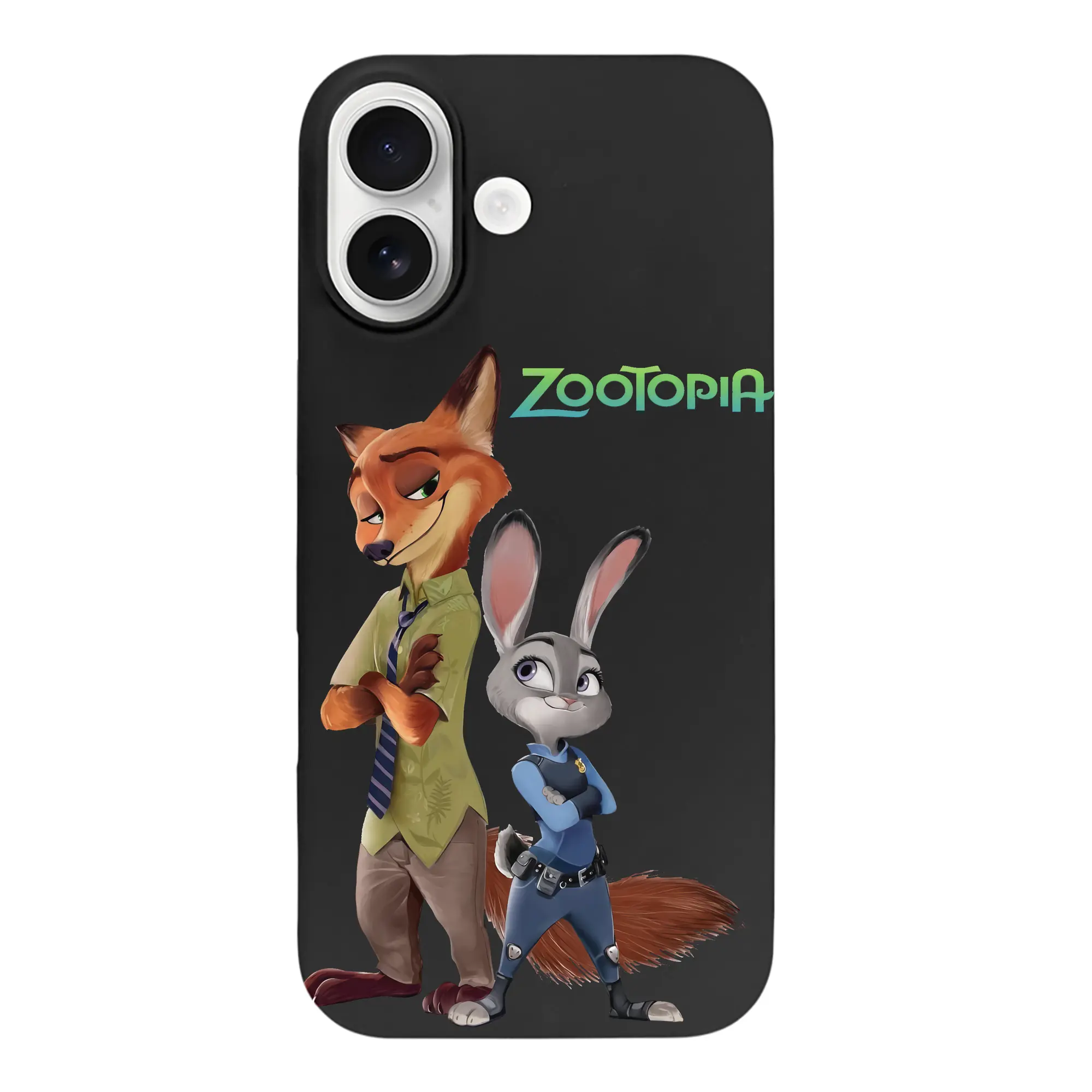 ズートピア グッズ,ニック・ワイルド - iPhone 17 シリーズ シリコンケース 薄型 耐衝撃 指紋防止 ソフトタッチカバー 精密フィット 傷防止 保護ケース iPhone 17/17 Air/17 Pro/17 Pro Max 対応